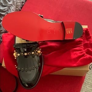 Christian Louboutin loafers, never worn .